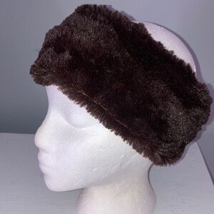 Women’s Brown LAVELLO Posh Plush Faux Fur Head Warmer OS